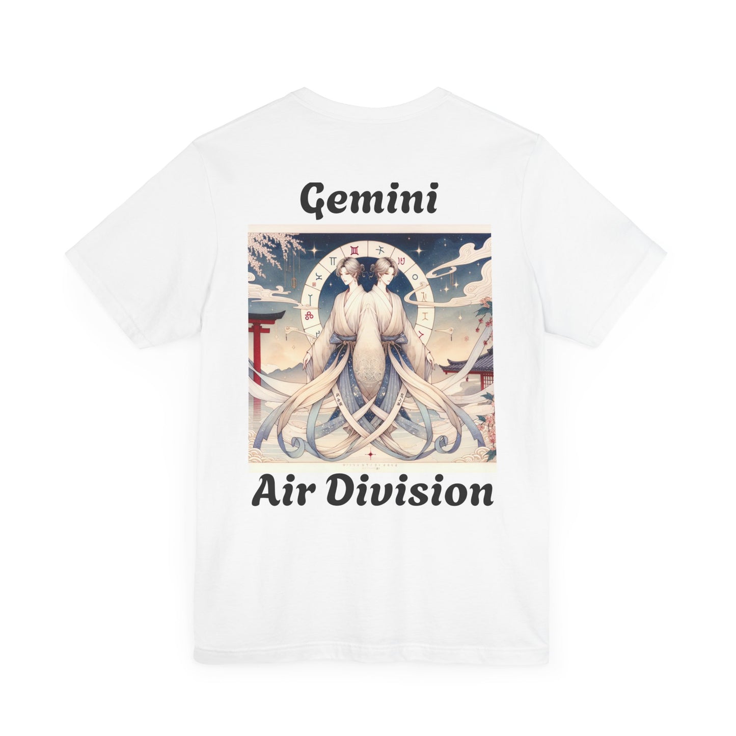 Gemini Zodiac Unisex Tee - Japanese Style Sign 3