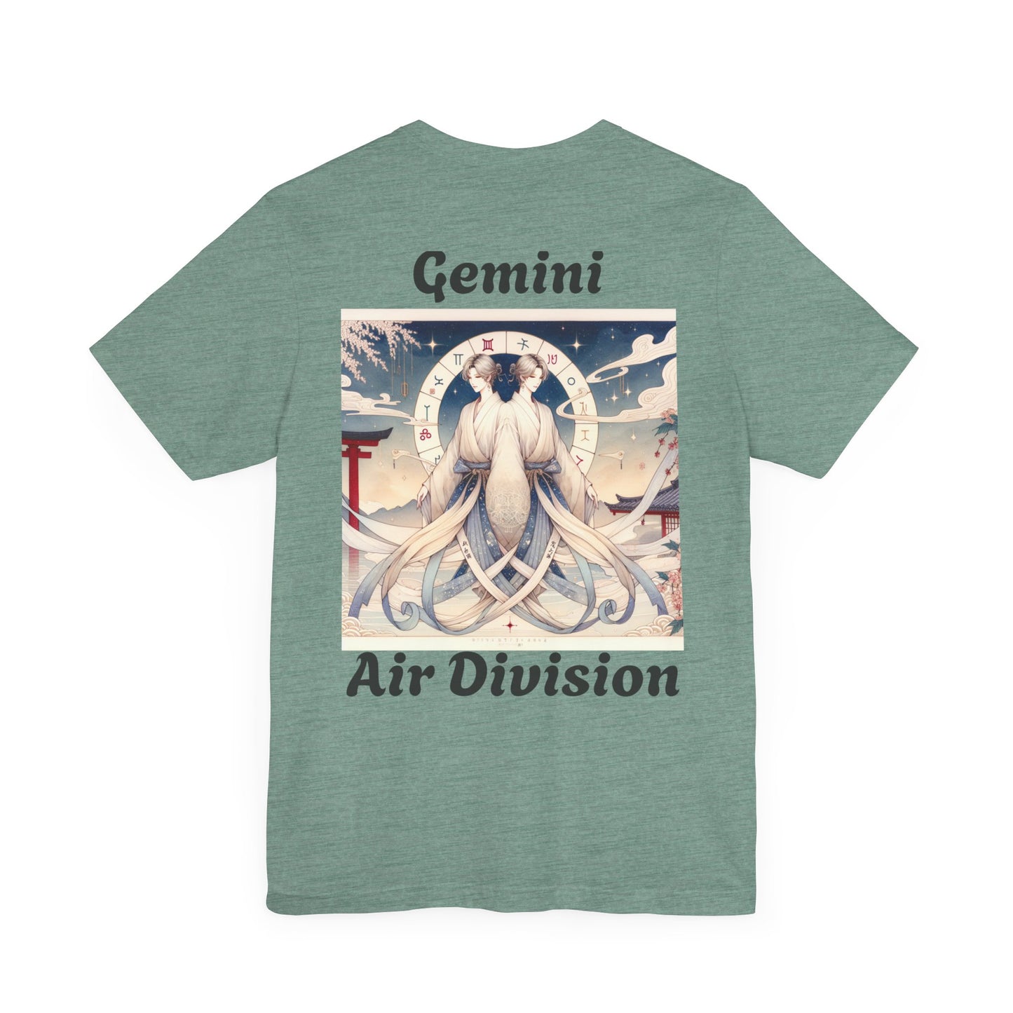 Gemini Zodiac Unisex Tee - Japanese Style Sign 3