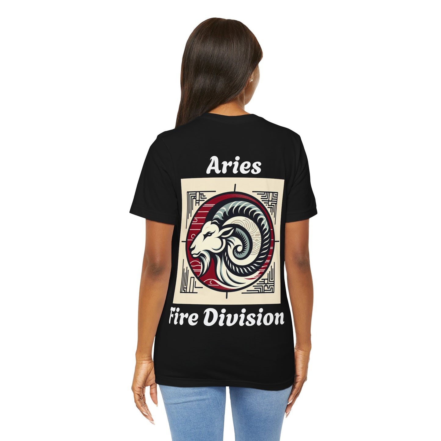 Aries Zodiac Unisex Tee - Japanese Style Sign 1