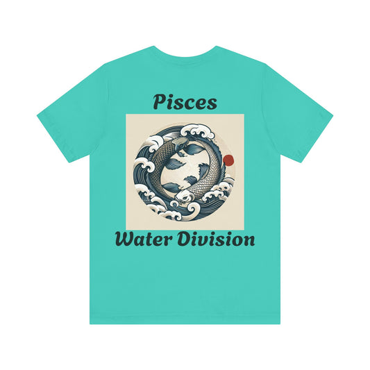 Pisces Zodiac Unisex Tee - Japanese Style Sign 12