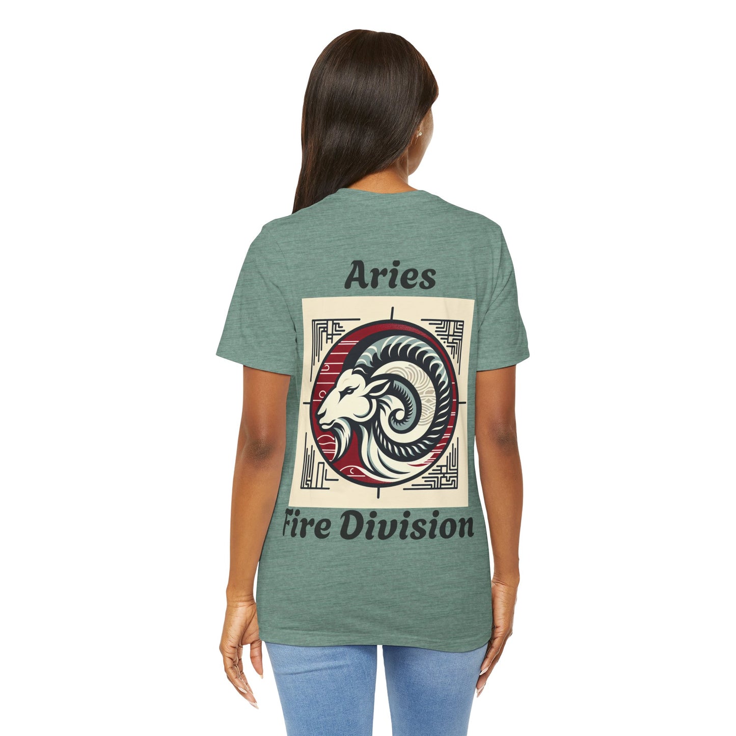 Aries Zodiac Unisex Tee - Japanese Style Sign 1