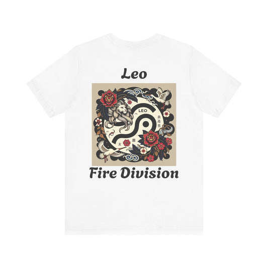 Leo Zodiac Unisex Tee - Japanese Style Sign 5