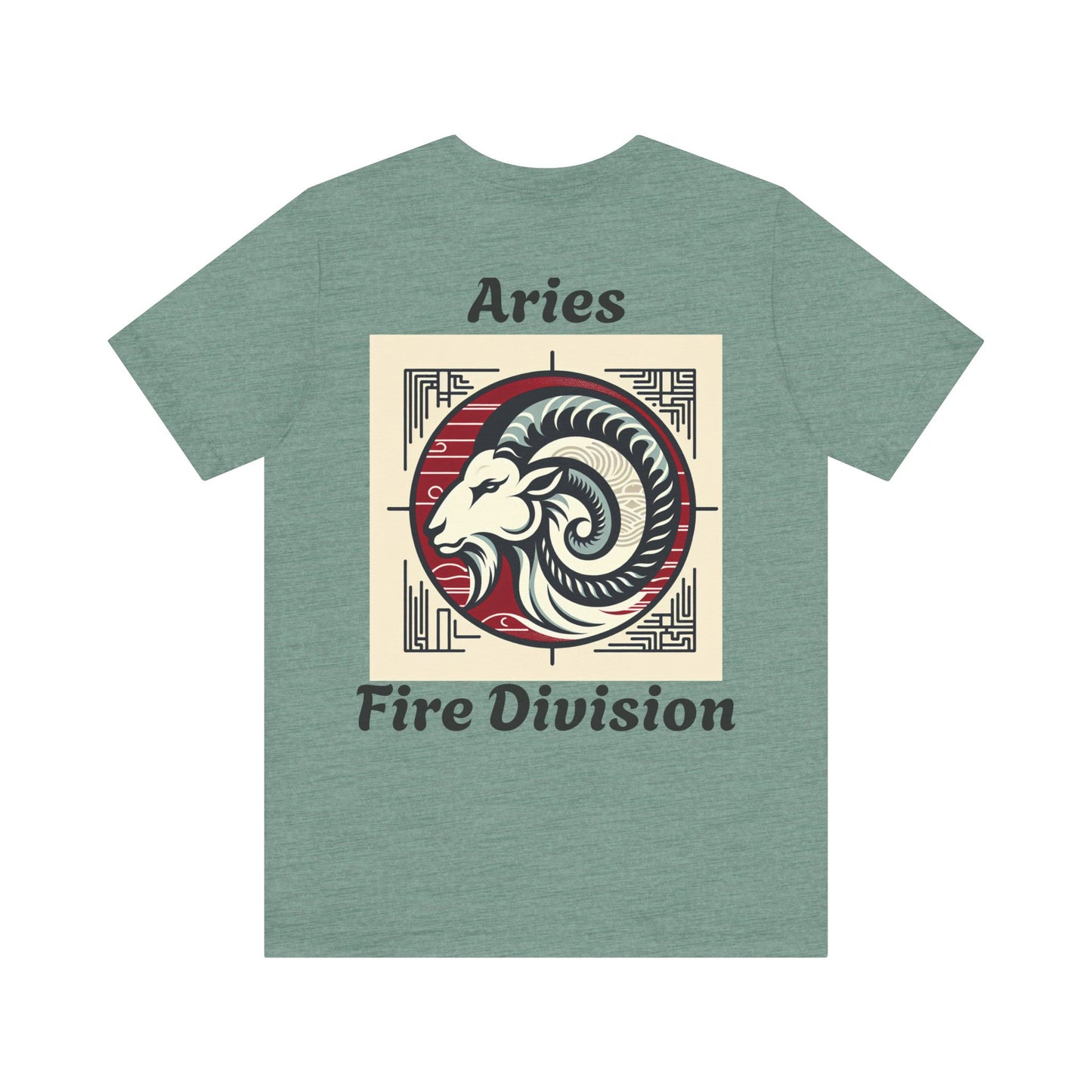 Aries Zodiac Unisex Tee - Japanese Style Sign 1