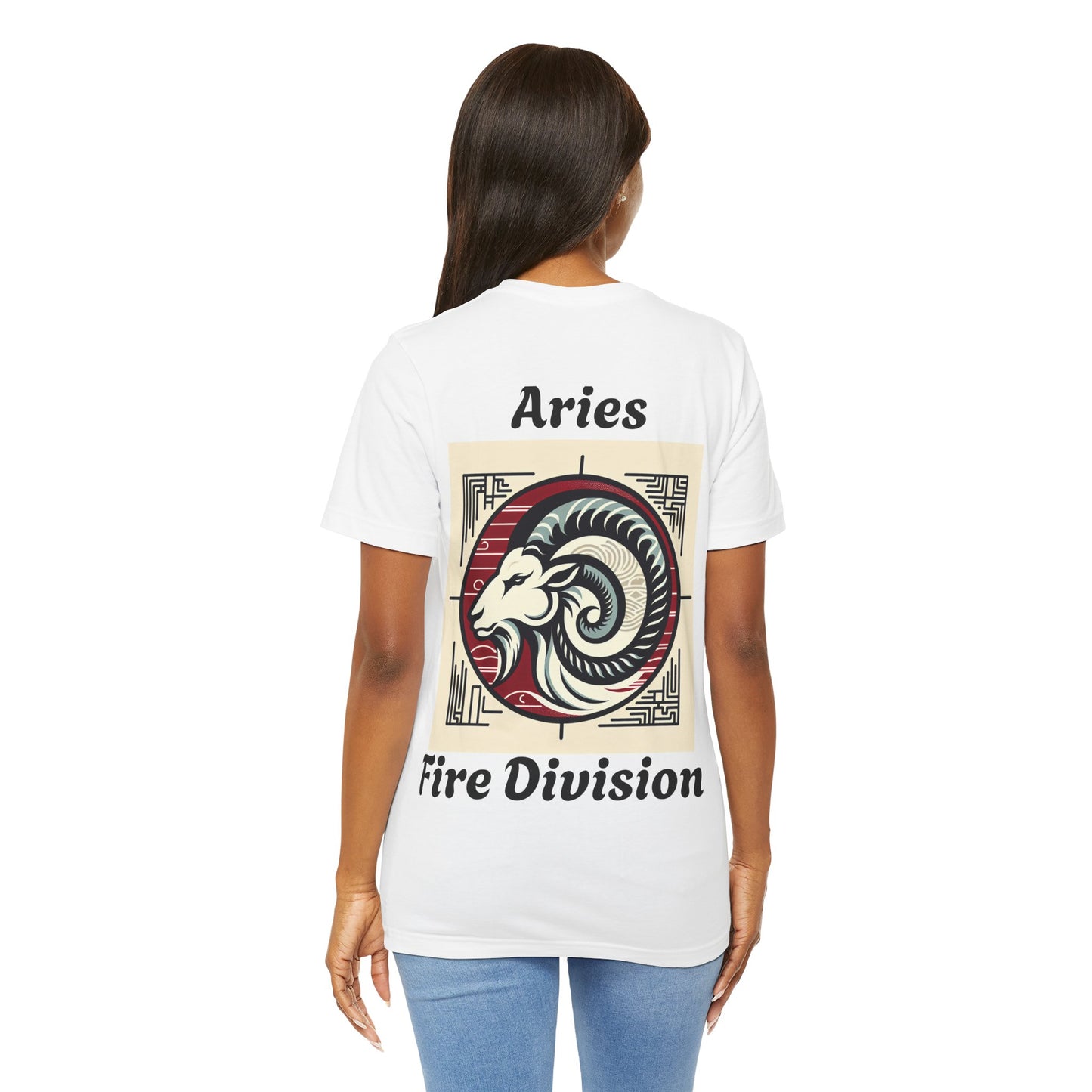 Aries Zodiac Unisex Tee - Japanese Style Sign 1