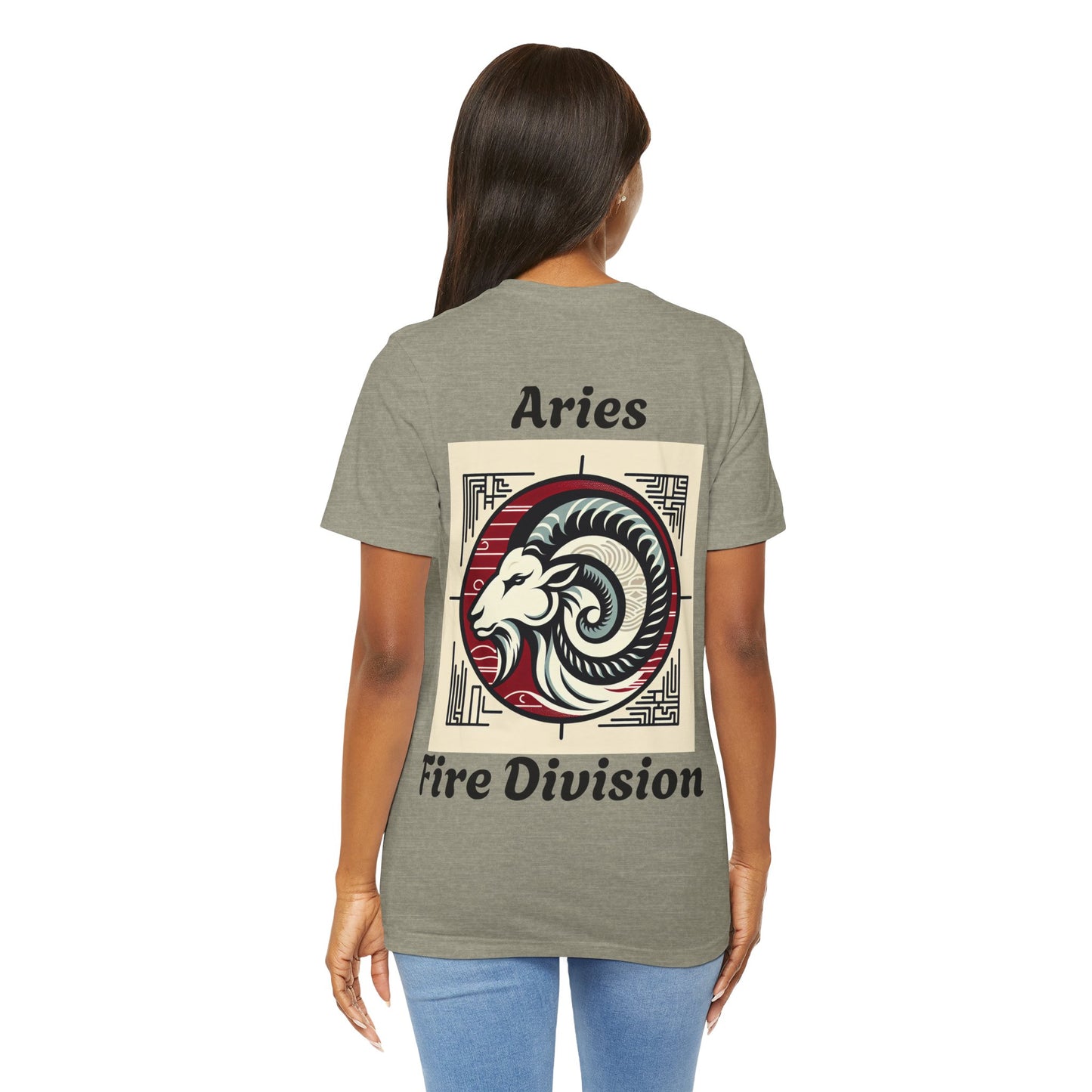 Aries Zodiac Unisex Tee - Japanese Style Sign 1