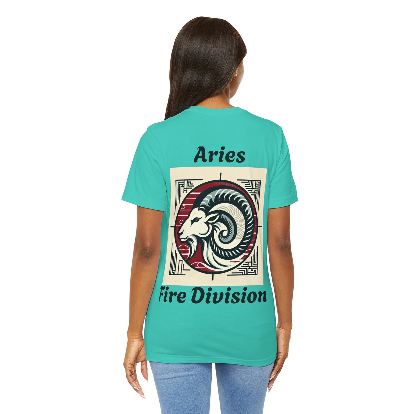 Aries Zodiac Unisex Tee - Japanese Style Sign 1