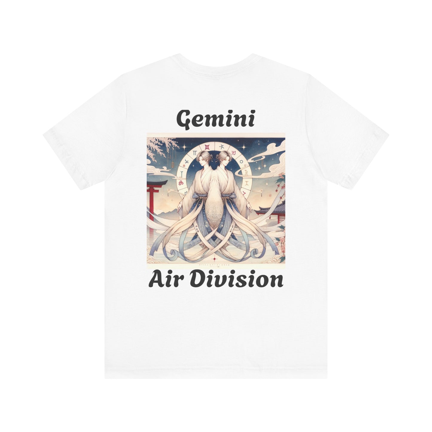 Gemini Zodiac Unisex Tee - Japanese Style Sign 3