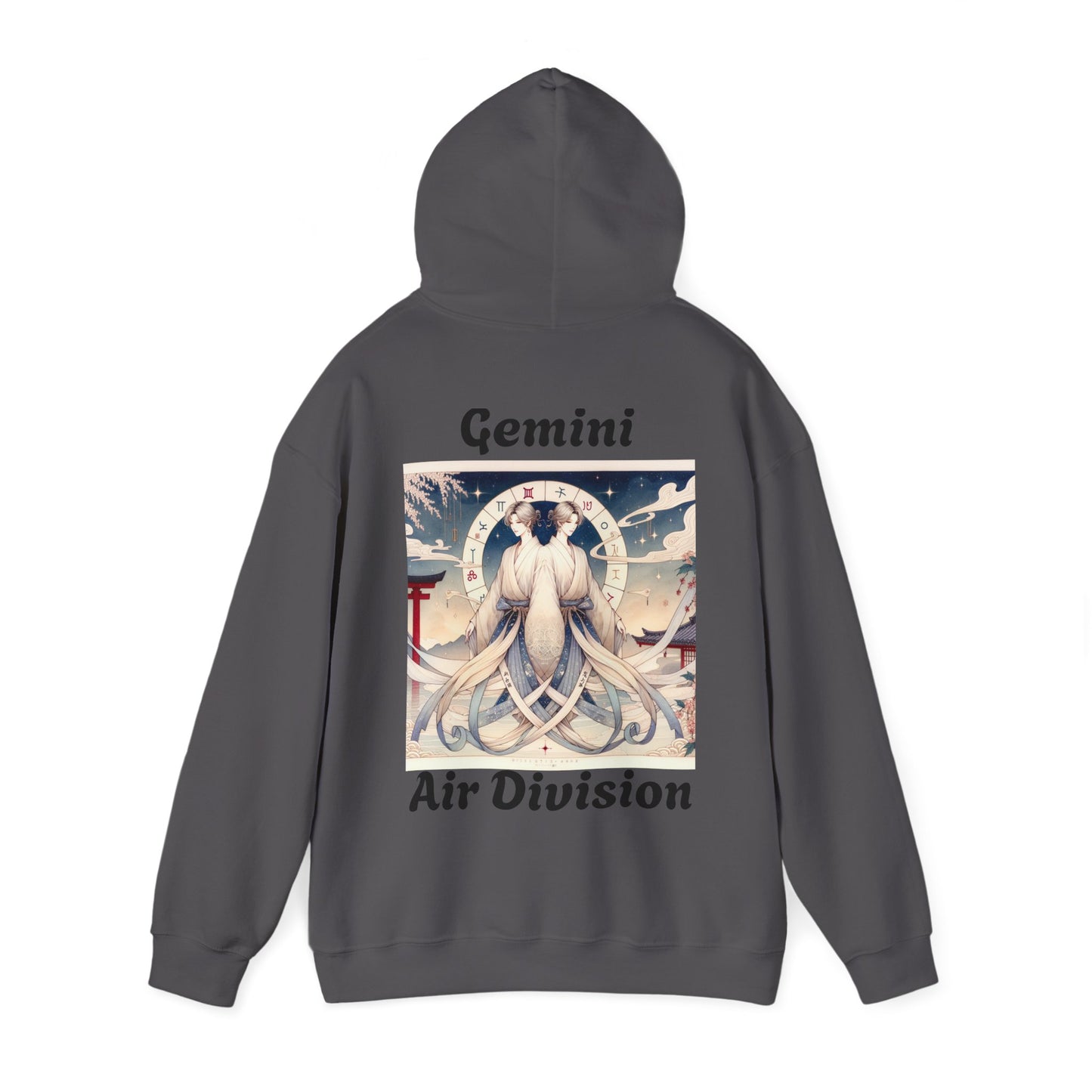 Gemini Zodiac Unisex Hoodie - Japanese Style Sign 3