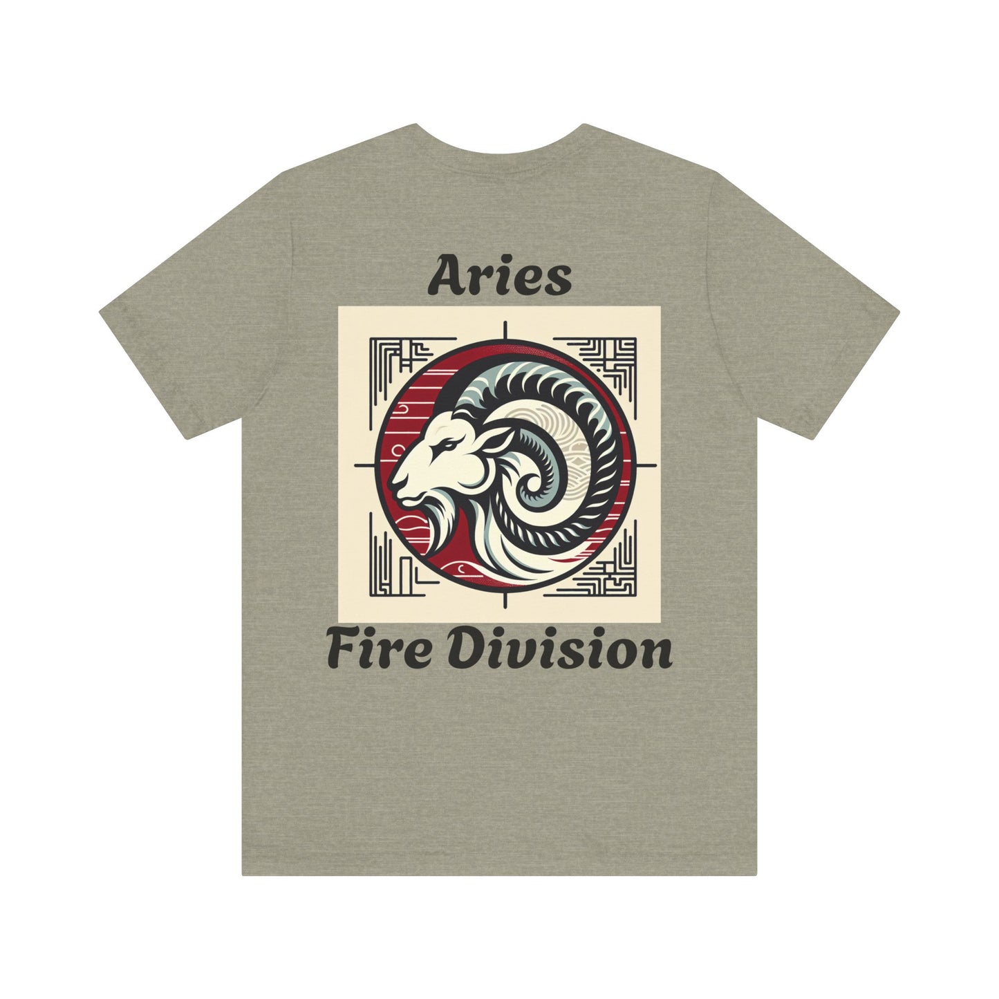 Aries Zodiac Unisex Tee - Japanese Style Sign 1