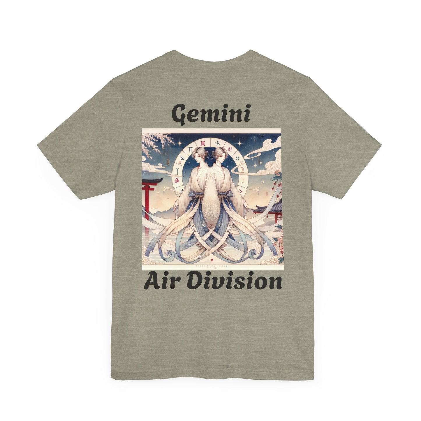 Gemini Zodiac Unisex Tee - Japanese Style Sign 3