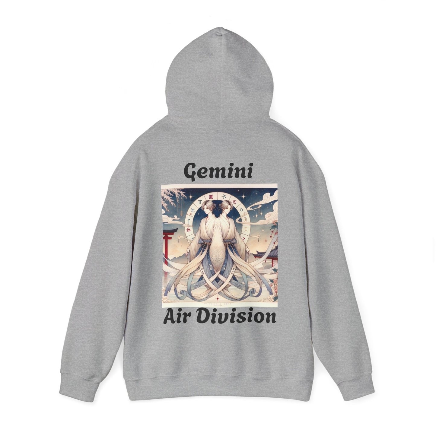 Gemini Zodiac Unisex Hoodie - Japanese Style Sign 3