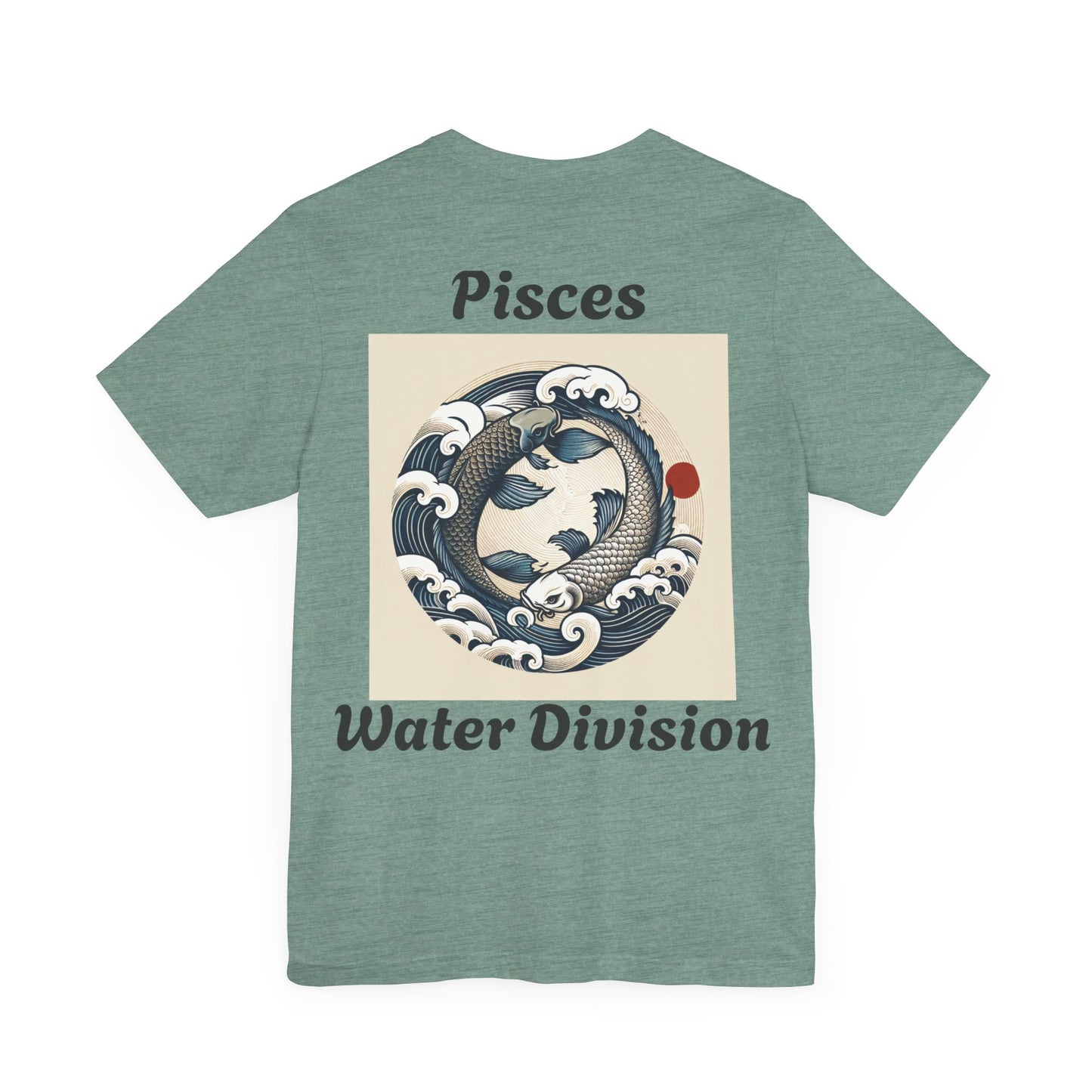 Pisces Zodiac Unisex Tee - Japanese Style Sign 12