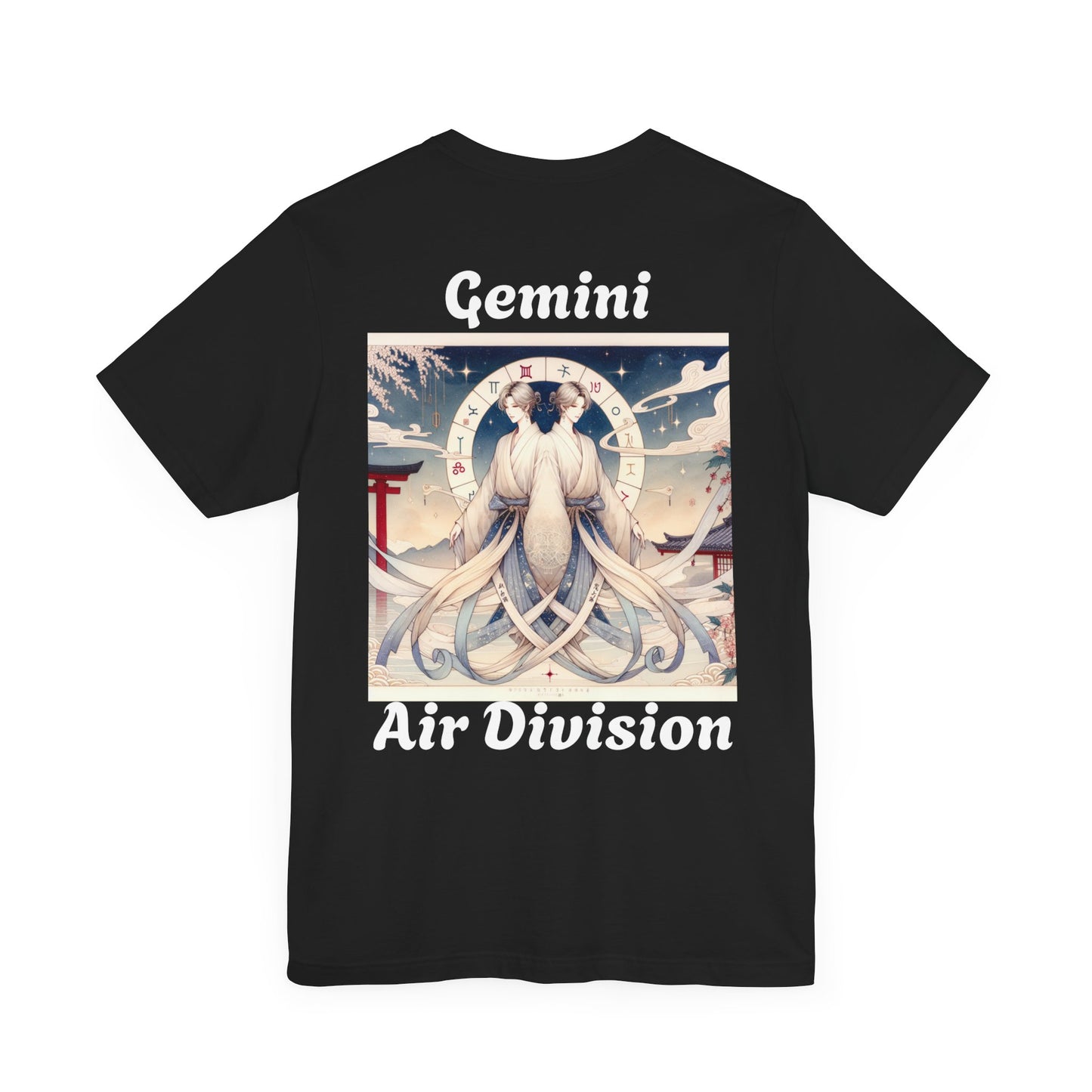 Gemini Zodiac Unisex Tee - Japanese Style Sign 3