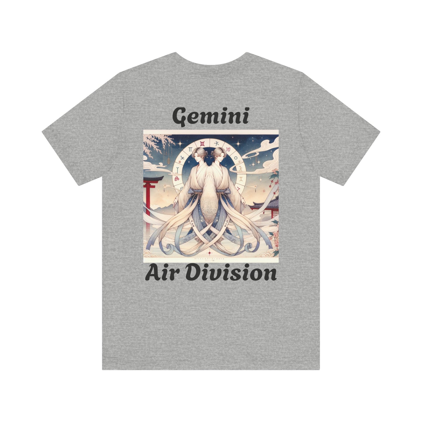 Gemini Zodiac Unisex Tee - Japanese Style Sign 3