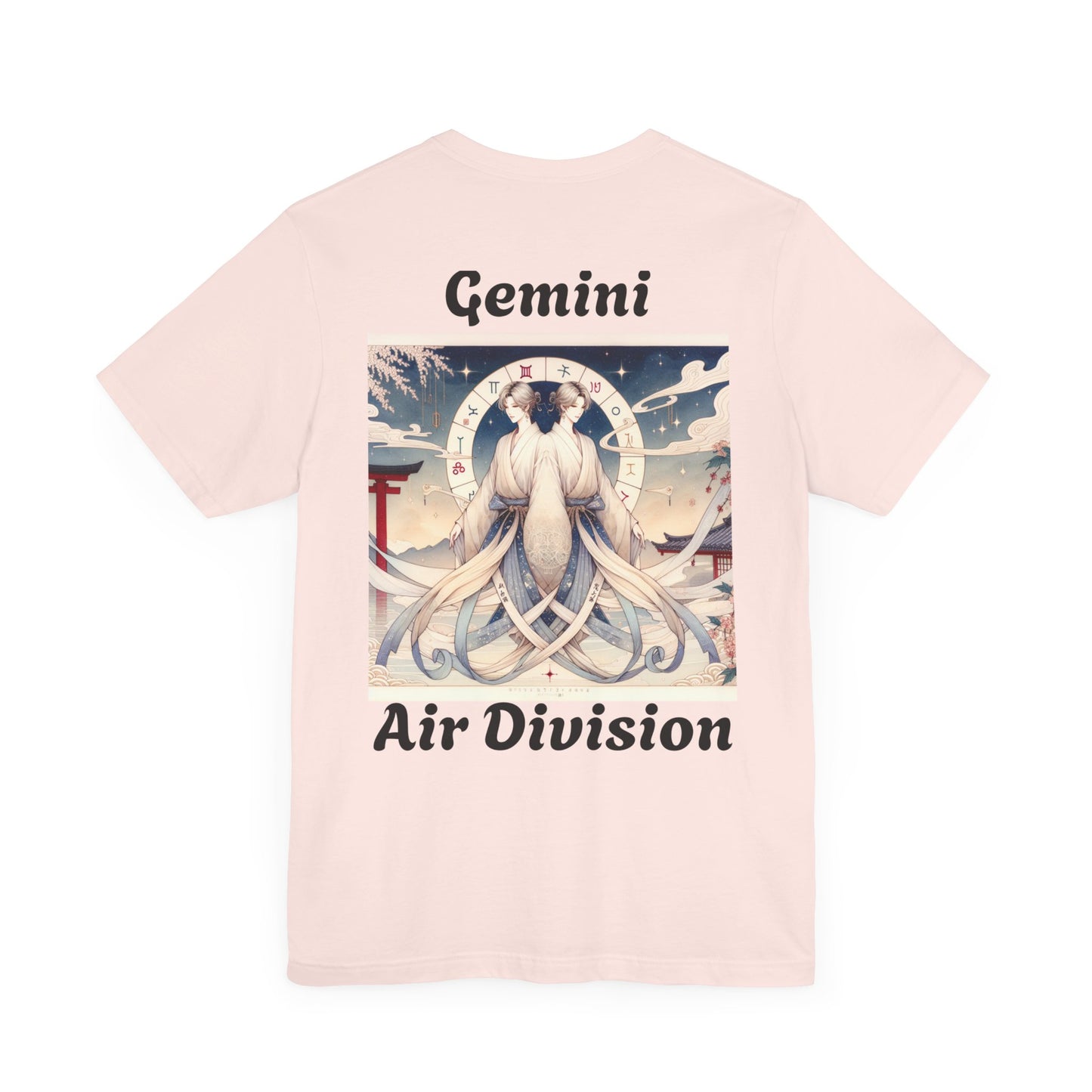 Gemini Zodiac Unisex Tee - Japanese Style Sign 3