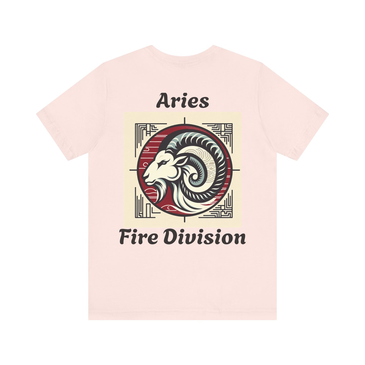 Aries Zodiac Unisex Tee - Japanese Style Sign 1