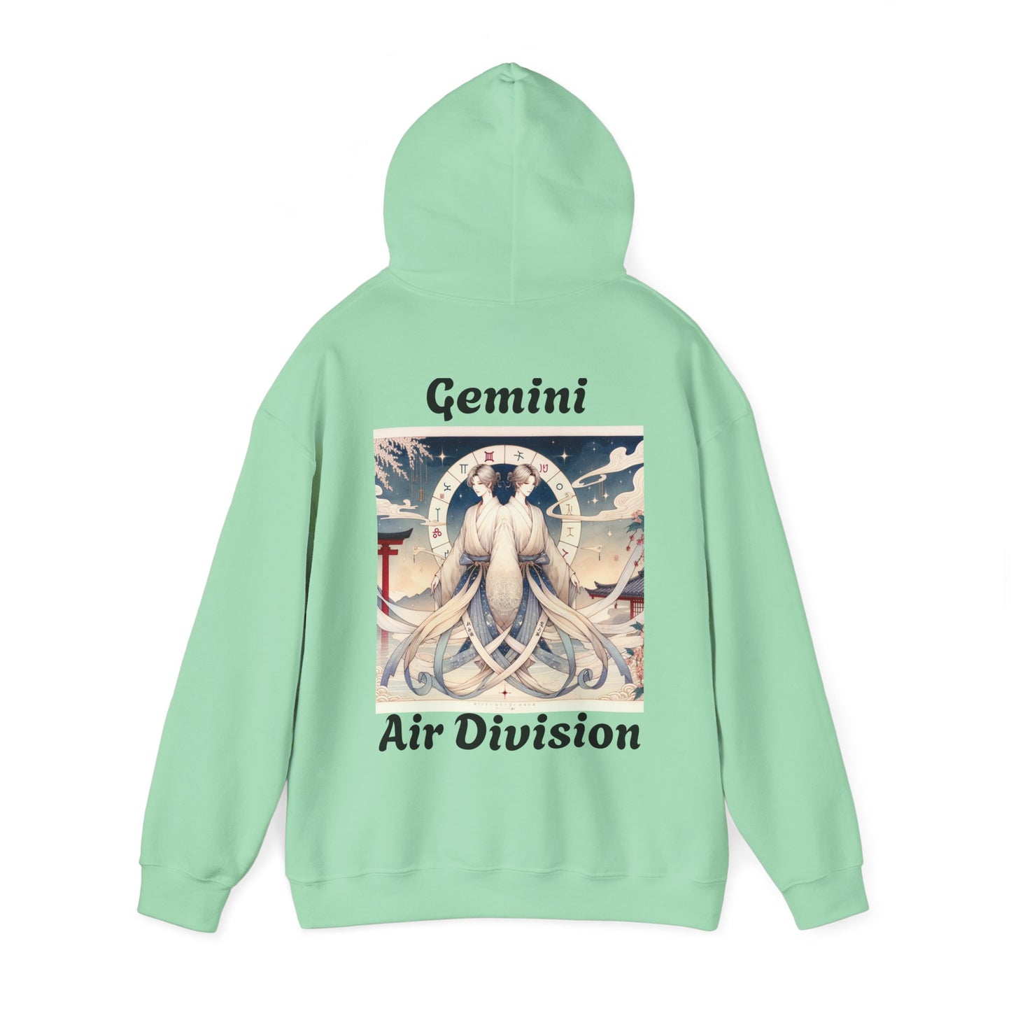 Gemini Zodiac Unisex Hoodie - Japanese Style Sign 3