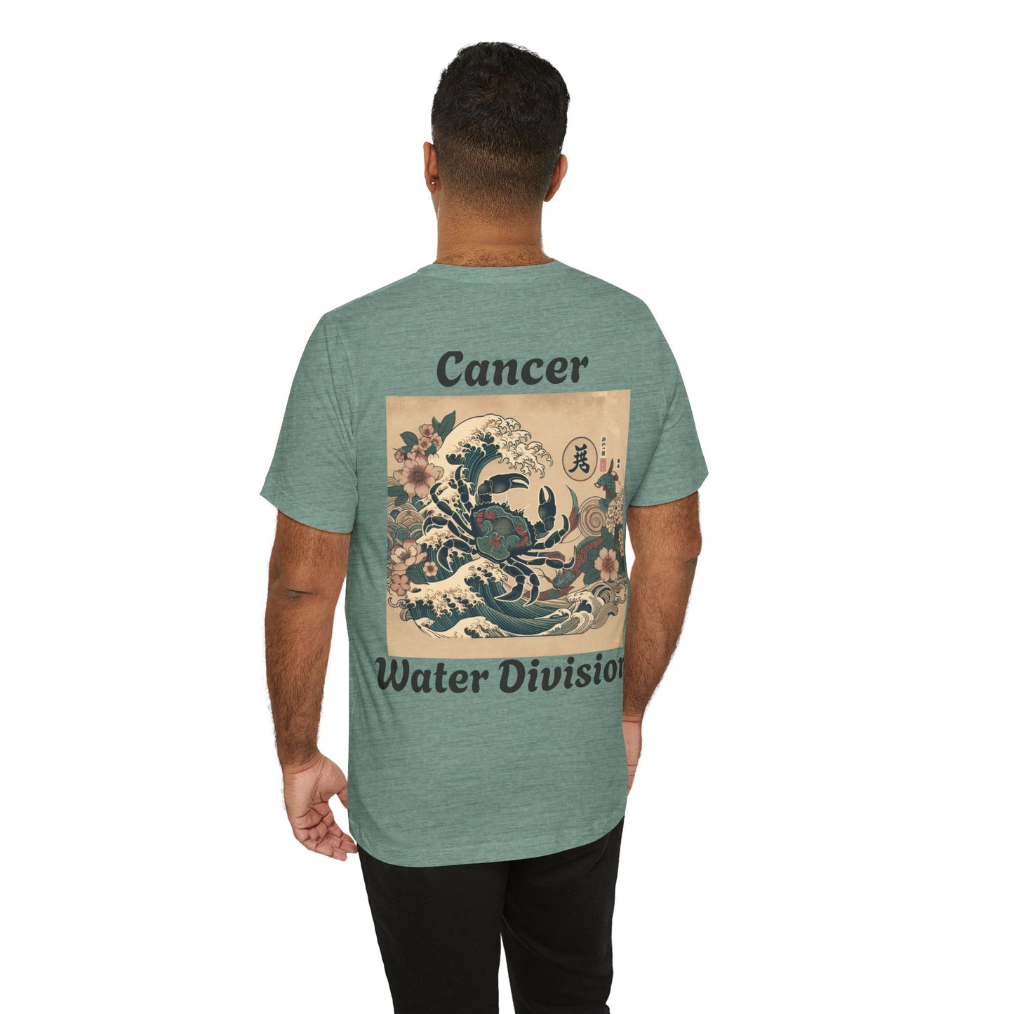 Cancer Zodiac Unisex Tee - Japanese Style Sign 4