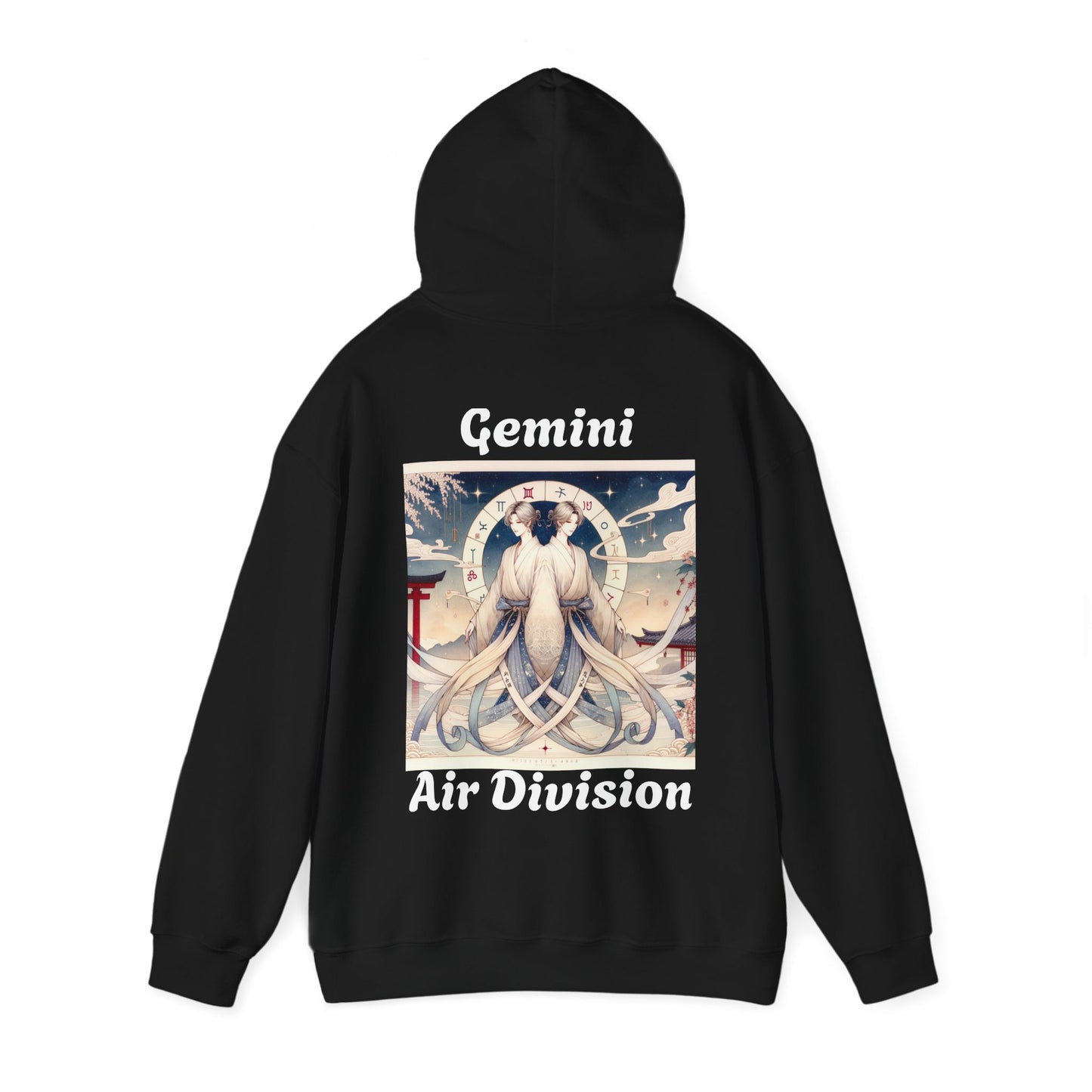 Gemini Zodiac Unisex Hoodie - Japanese Style Sign 3