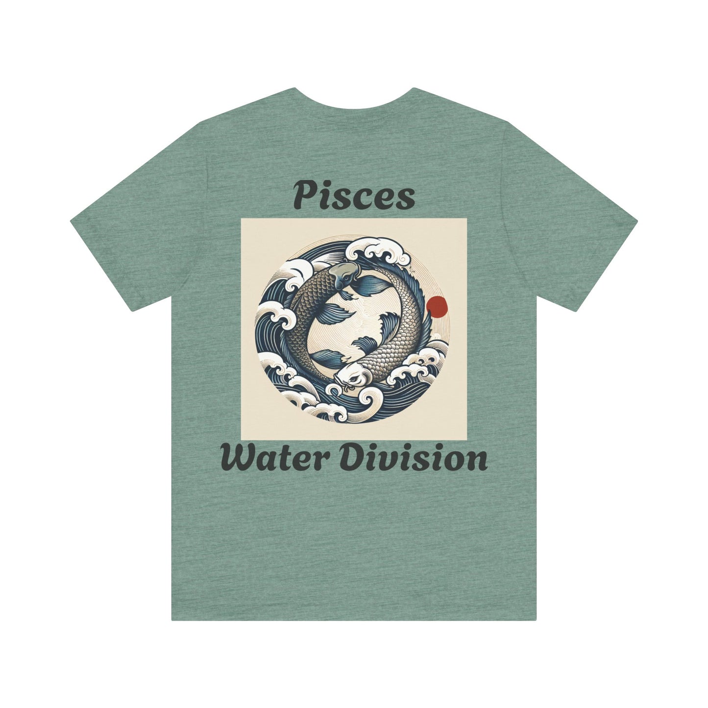 Pisces Zodiac Unisex Tee - Japanese Style Sign 12