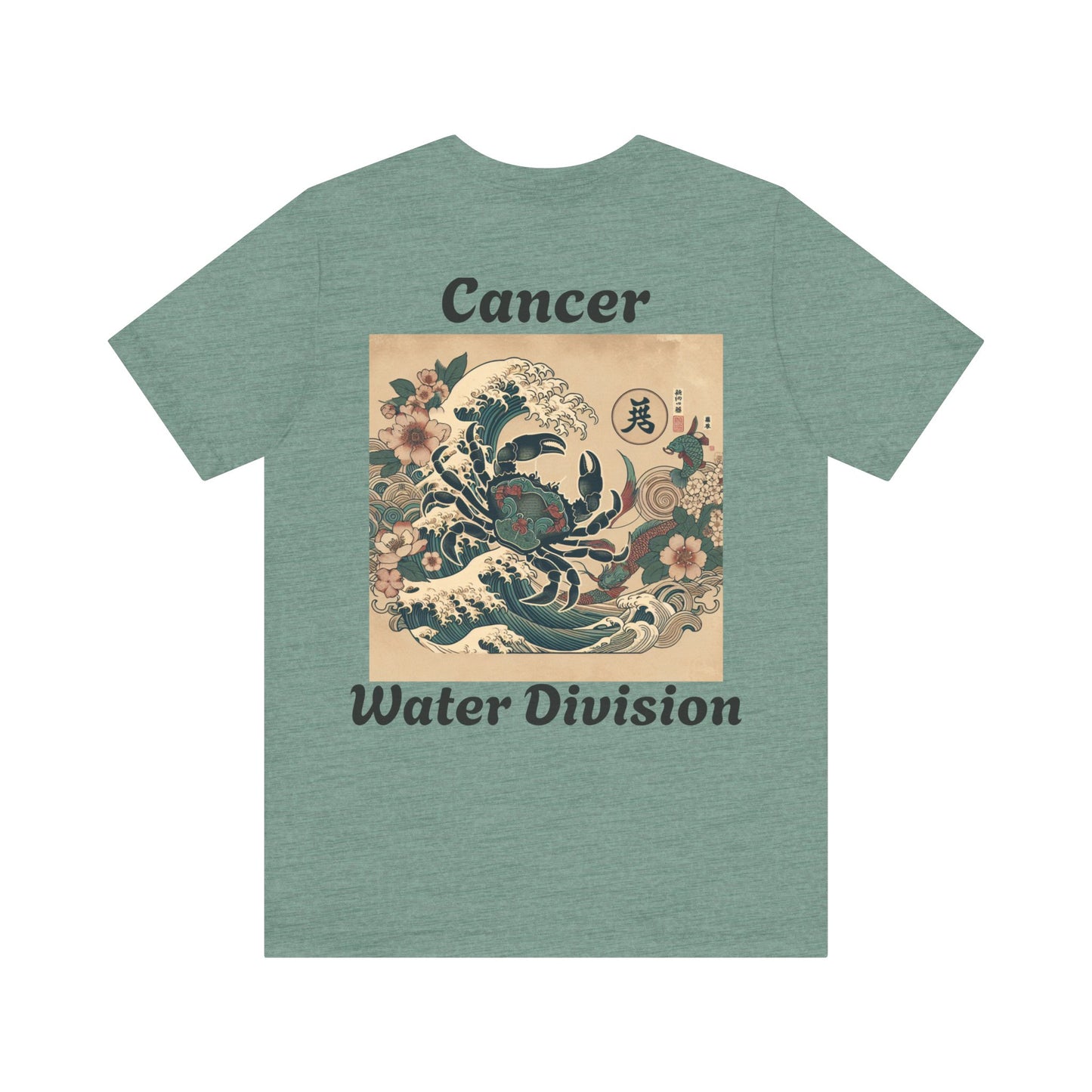 Cancer Zodiac Unisex Tee - Japanese Style Sign 4