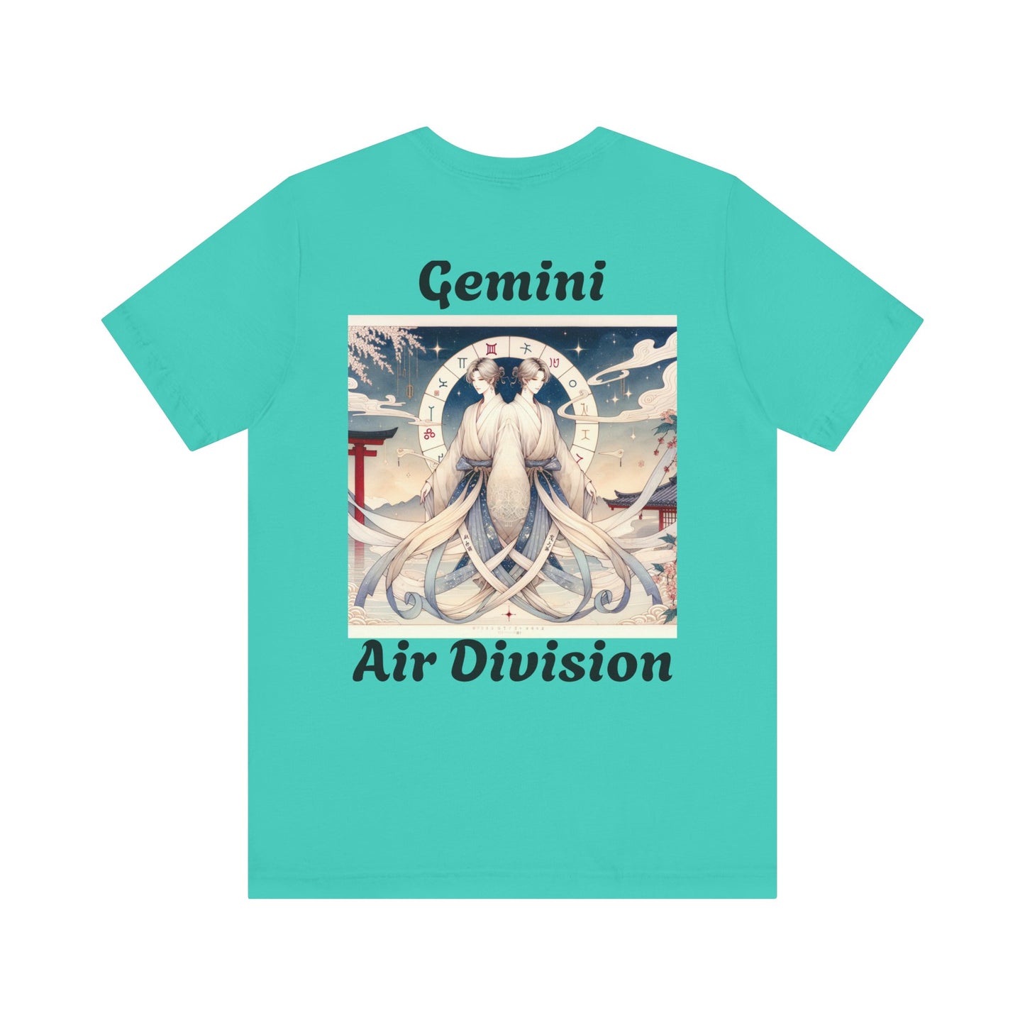 Gemini Zodiac Unisex Tee - Japanese Style Sign 3