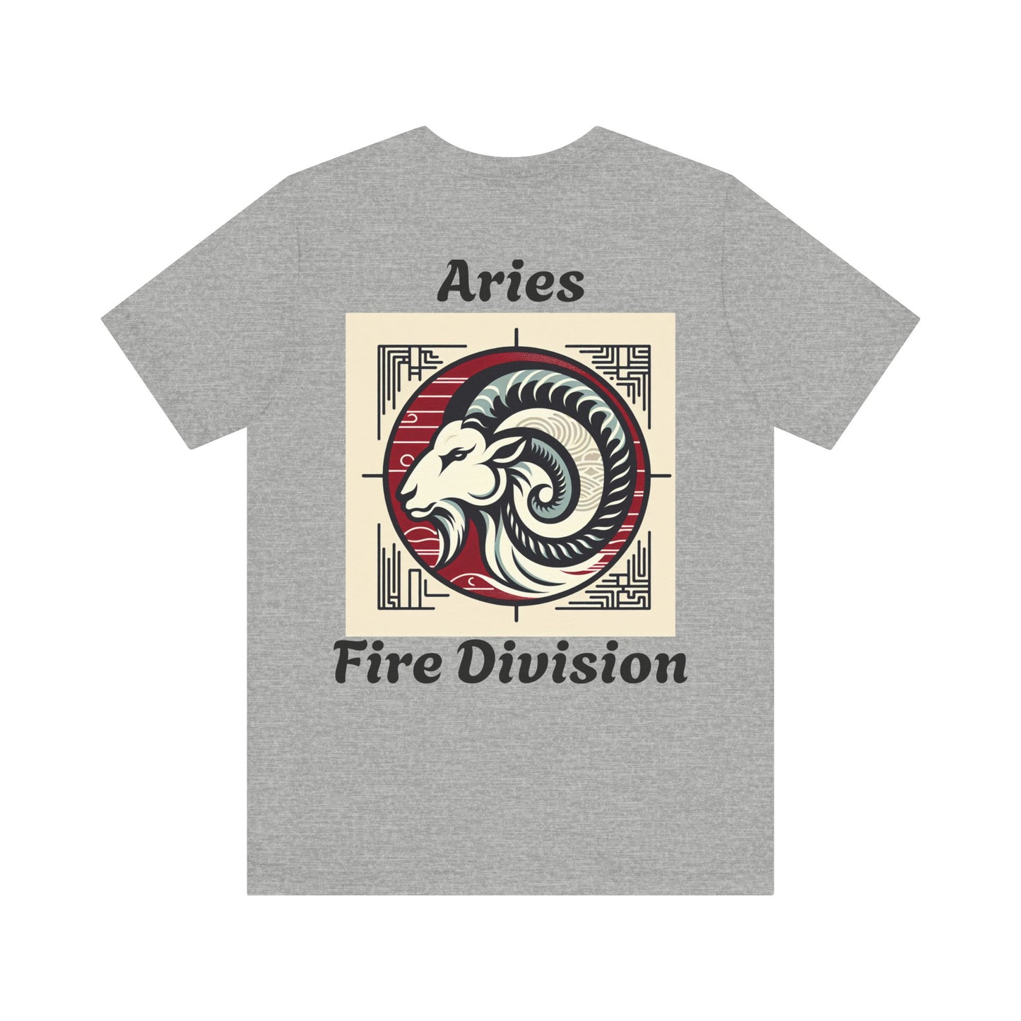 Aries Zodiac Unisex Tee - Japanese Style Sign 1