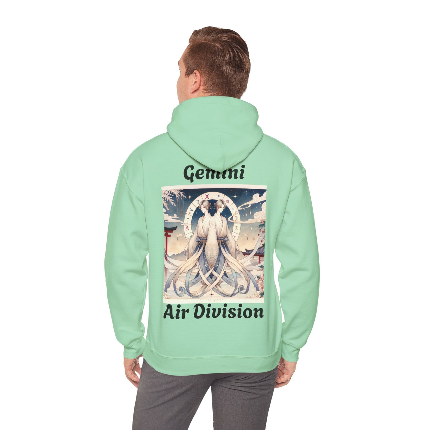 Gemini Zodiac Unisex Hoodie - Japanese Style Sign 3