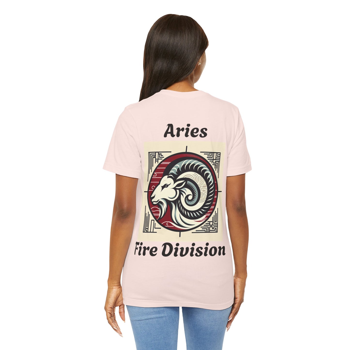 Aries Zodiac Unisex Tee - Japanese Style Sign 1