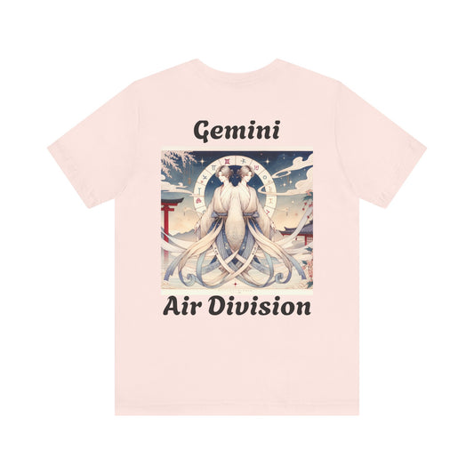 Gemini Zodiac Unisex Tee - Japanese Style Sign 3