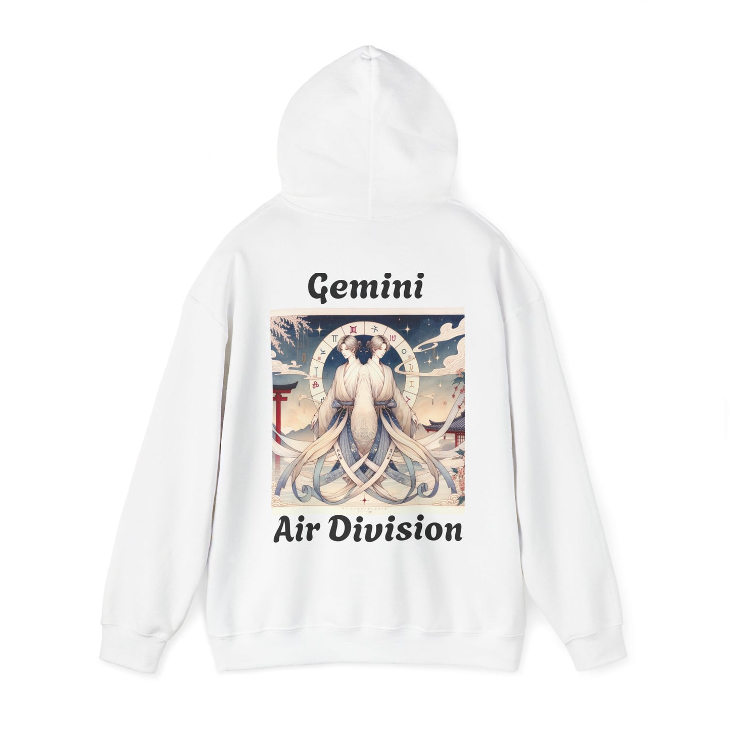 Gemini Zodiac Unisex Hoodie - Japanese Style Sign 3