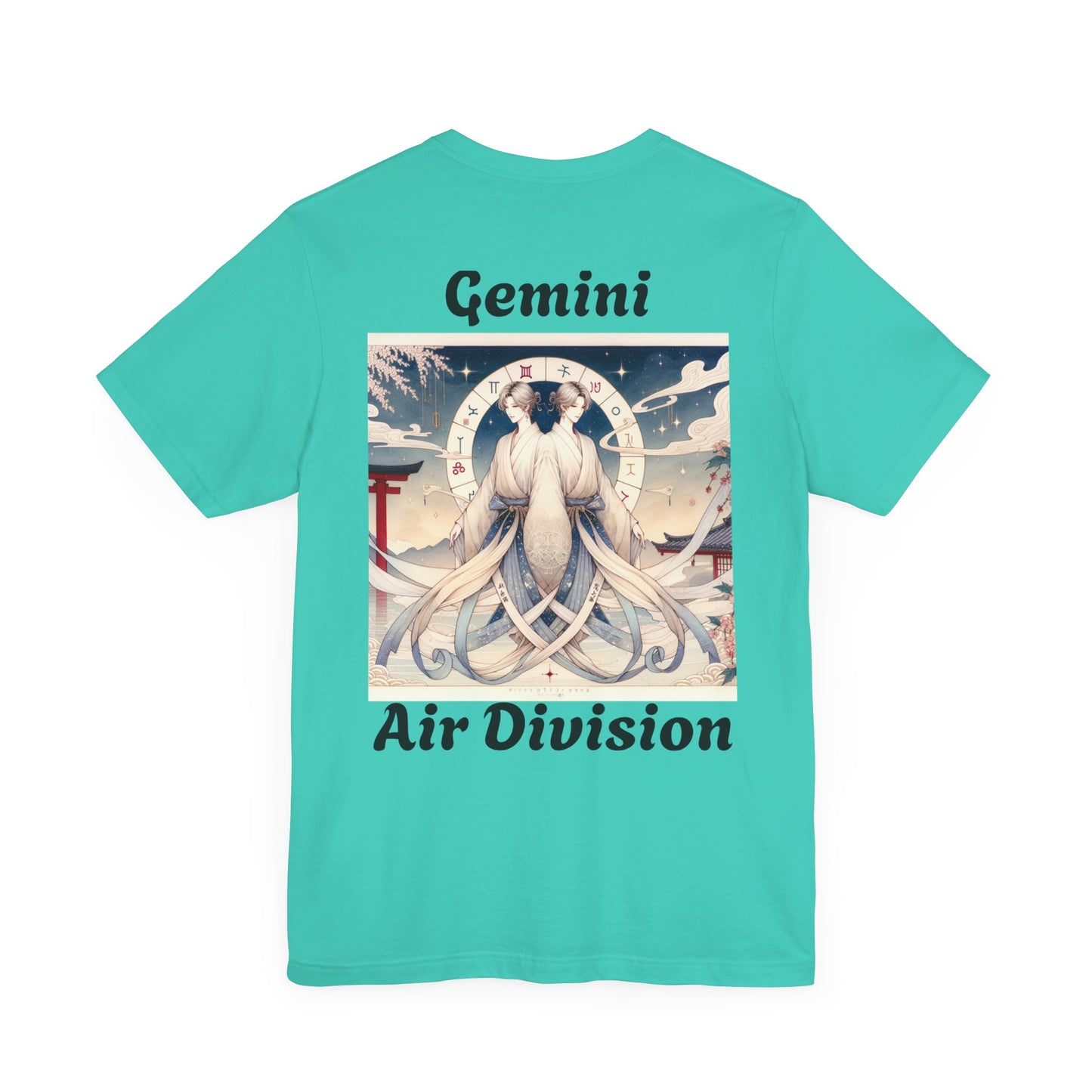 Gemini Zodiac Unisex Tee - Japanese Style Sign 3