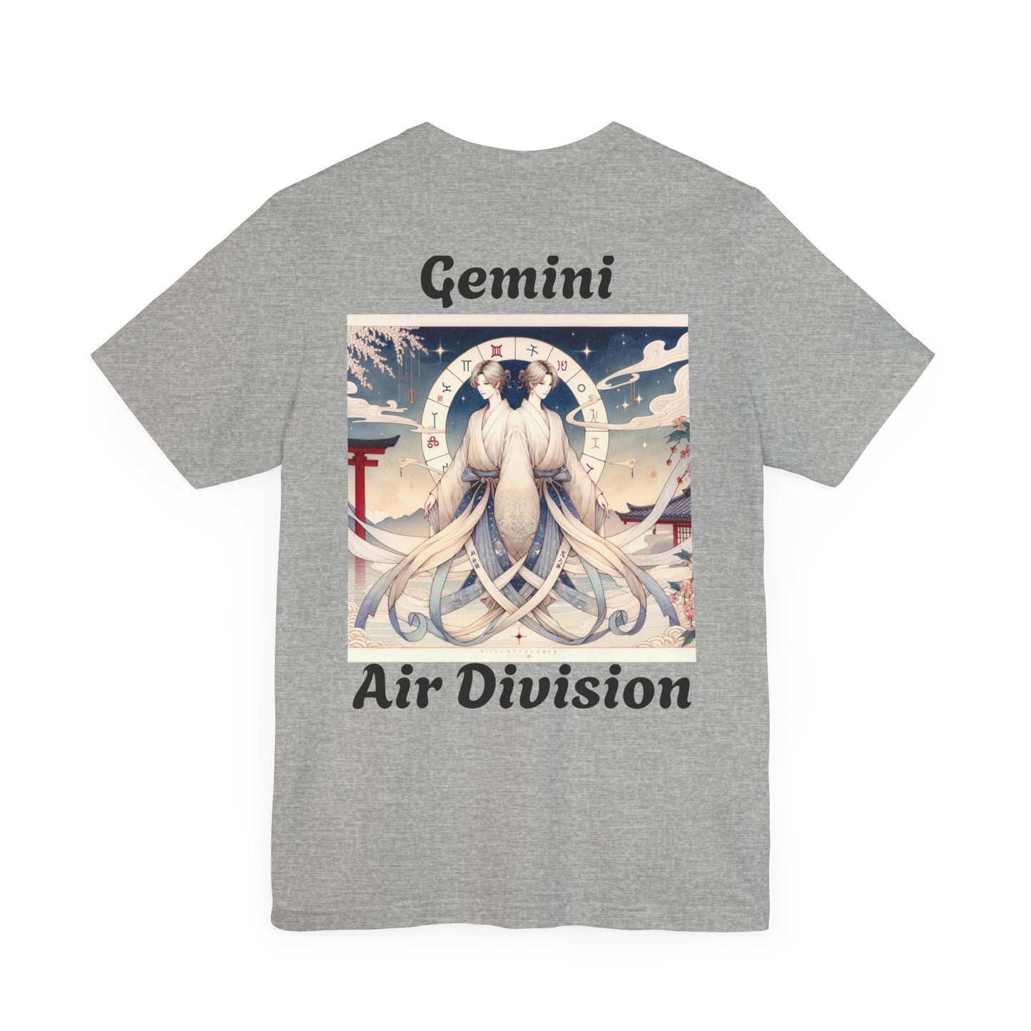 Gemini Zodiac Unisex Tee - Japanese Style Sign 3