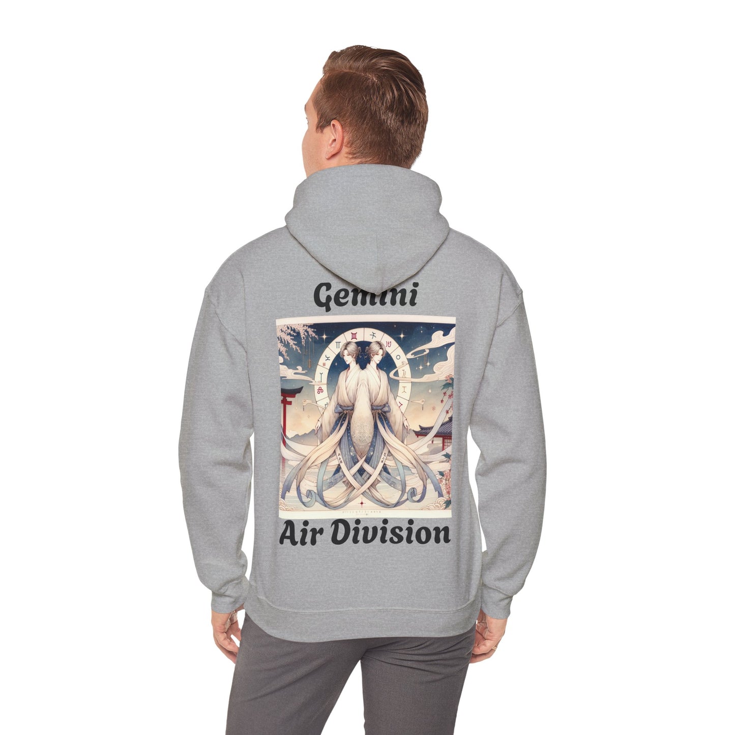 Gemini Zodiac Unisex Hoodie - Japanese Style Sign 3