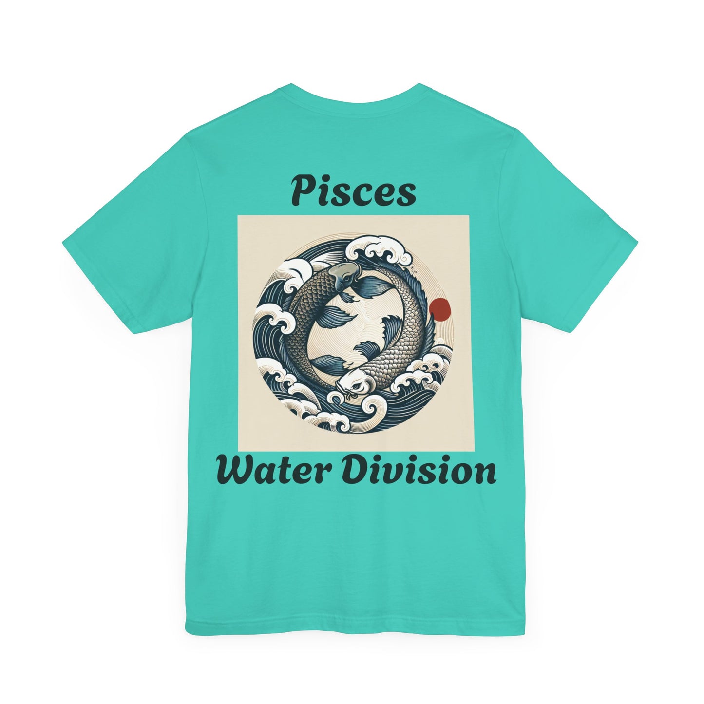 Pisces Zodiac Unisex Tee - Japanese Style Sign 12