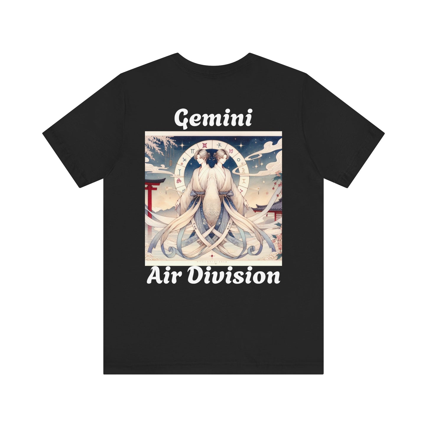 Gemini Zodiac Unisex Tee - Japanese Style Sign 3